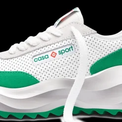 Men's Atlantis White & Tennis Green Sneaker