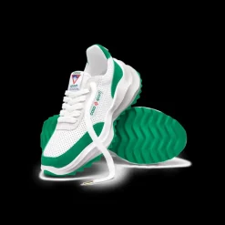Men's Atlantis White & Tennis Green Sneaker
