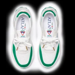 Men's Atlantis White & Tennis Green Sneaker