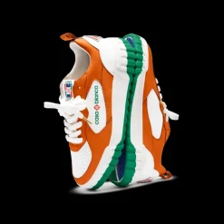 Men's Court Orange & White Sneaker