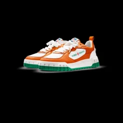 Men's Court Orange & White Sneaker