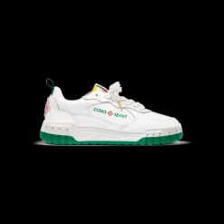 Men's Court White & Green Sneaker