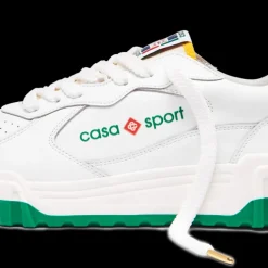 Men's Court White & Green Sneaker