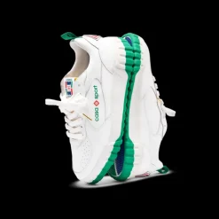 Men's Court White & Green Sneaker