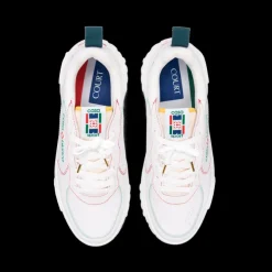 Men's Court White & Multicolour Sneakers