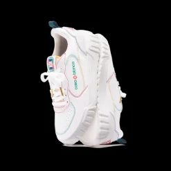 Men's Court White & Multicolour Sneakers