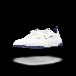 Men's Court White & Navy Sneaker