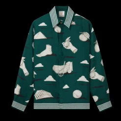 Metaphysical Long Sleeve Silk Shirt