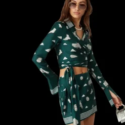 Metaphysical Silk Mini Skirt