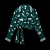 Metaphysical Silk Wrap Shirt