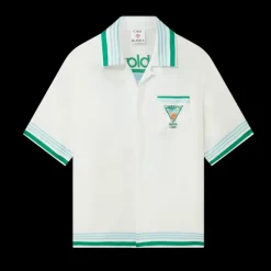 Metaphysical Tennis Icon Short Sleeve Silk Shirt