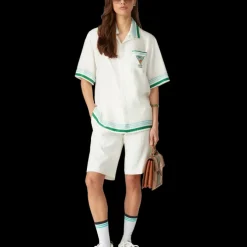 Metaphysical Tennis Icon Short Sleeve Silk Shirt