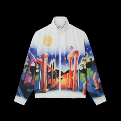 Midnight Acropolis Windbreaker Jacket