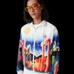 Midnight Acropolis Windbreaker Jacket
