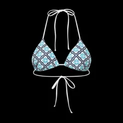 Monogram Bikini Top