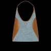 Monogram Denim Hobo Bag