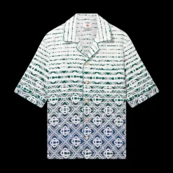 Monogram Gradient Towelling Short Sleeve Shirt