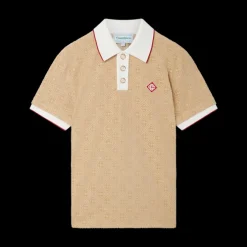 Monogram Velour Polo Shirt