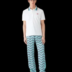 Monogram Wave Silk Trousers