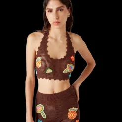 Motif Crochet Crop Top
