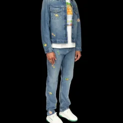 Motif Denim Jacket