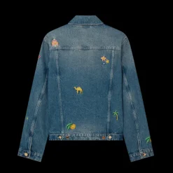 Motif Denim Jacket