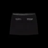 Open Weave Tailored Mini Skirt