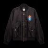 Organza Gradient Bomber Jacket