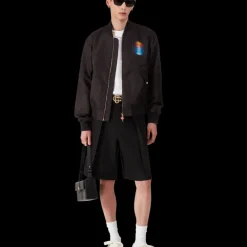 Organza Gradient Bomber Jacket