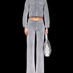 Peach Texture Jeans
