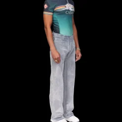 Peach Texture Jeans