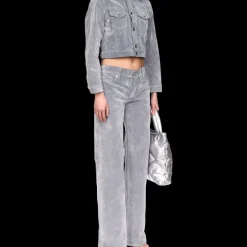 Peach Texture Jeans