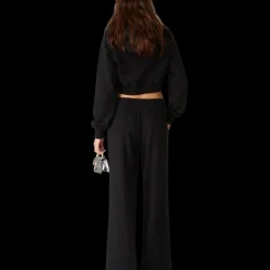 Pearl Diamond Cropped Hooded Sweatshirt