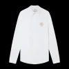 Pearl Diamond Patch Cotton Shirt