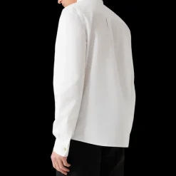 Pearl Diamond Patch Cotton Shirt