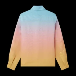 Ping Pong Gradient Silk Shirt
