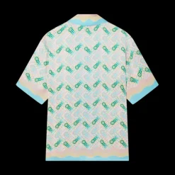 Ping Pong Short Sleeve Silk Shirt