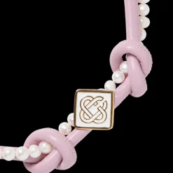 Pink Knotted Necklace