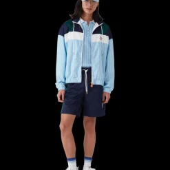 Pinstripe Laurel Track Jacket