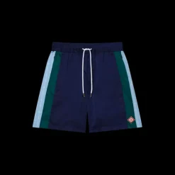 Pinstripe Laurel Track Shorts