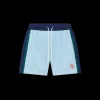 Pinstripe Laurel Track Shorts