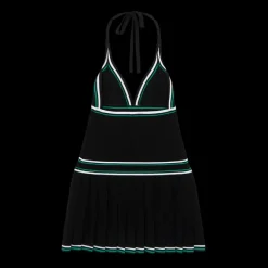 Pleated Knit Day Dress