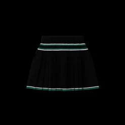 Pleated Knit Skirt