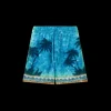 Poolside Emblem Silk Shorts