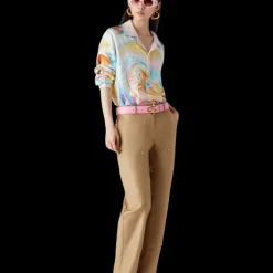 Psychedelic Nirvana Long Sleeve Silk Shirt