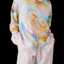 Psychedelic Nirvana Long Sleeve Silk Shirt