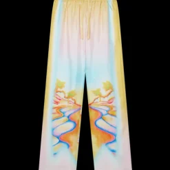 Psychedelic Nirvana Silk Trousers