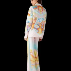 Psychedelic Nirvana Silk Trousers