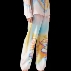 Psychedelic Nirvana Silk Trousers