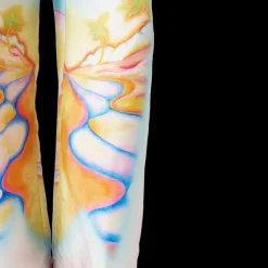 Psychedelic Nirvana Silk Trousers